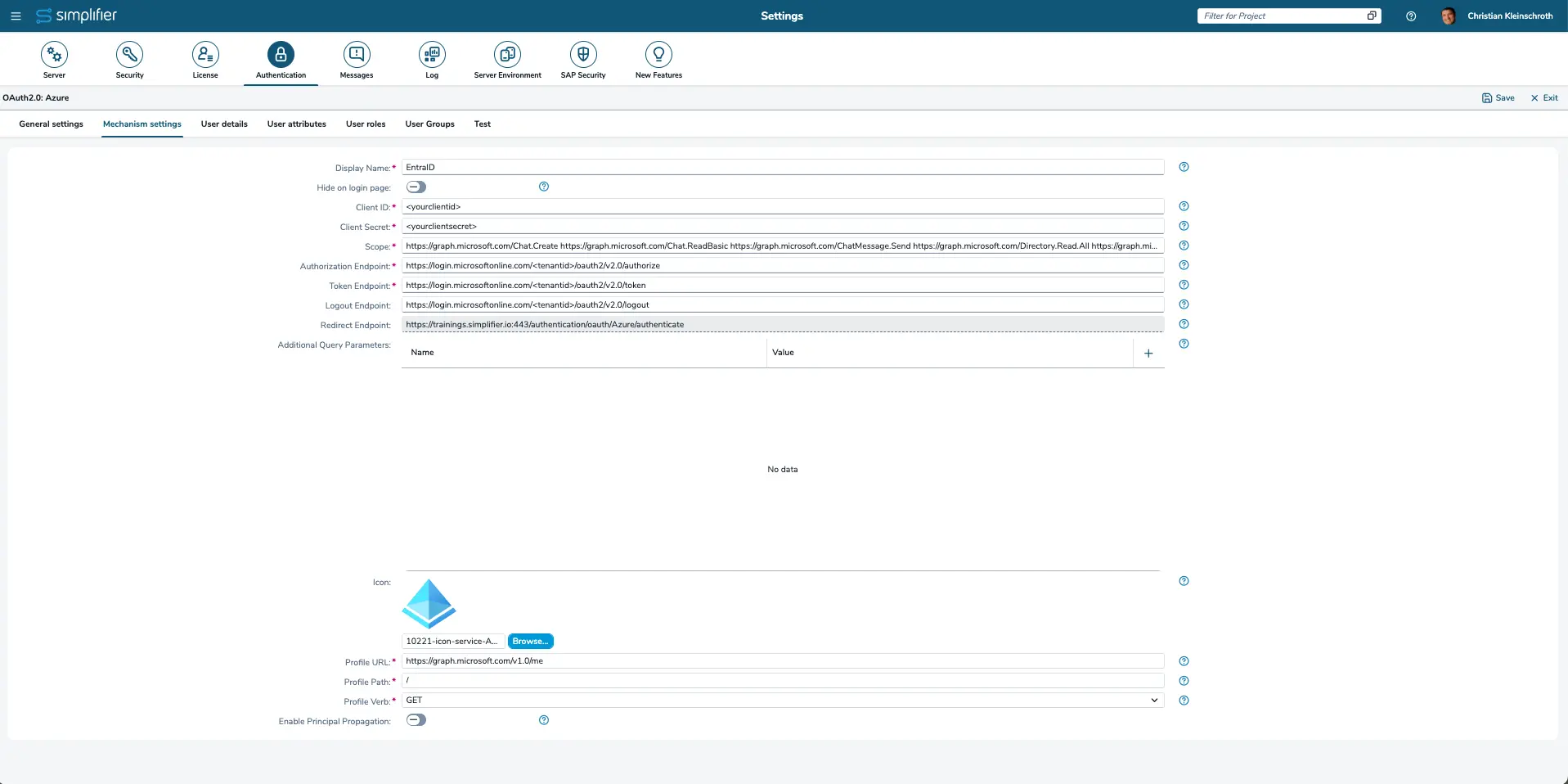 simplifier_mechansim_settings