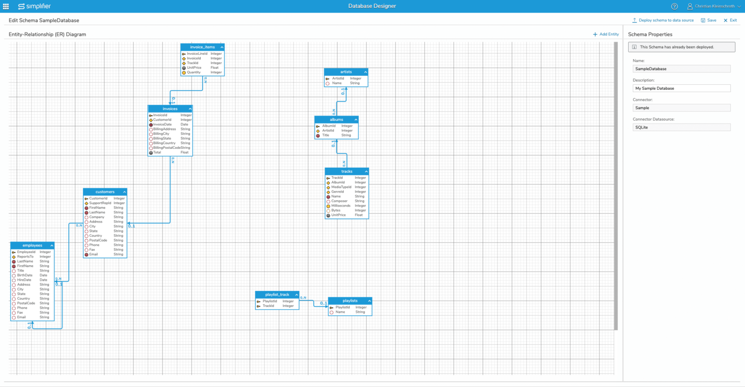 Import existing Database - Simplifier Makers Club