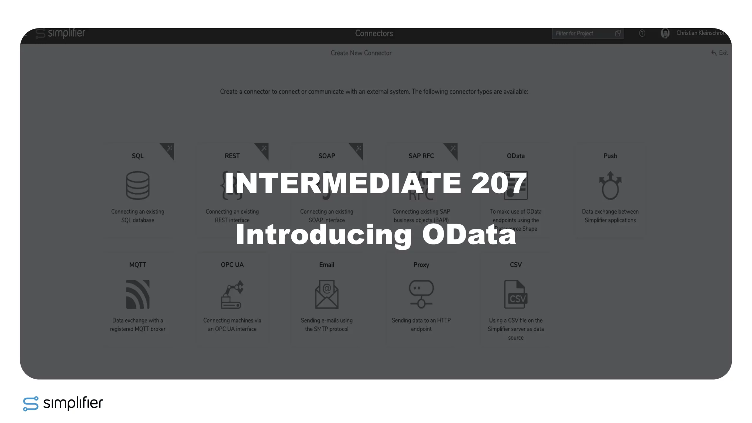 Introducing OData (Intermediate 207) - Simplifier Makers Club