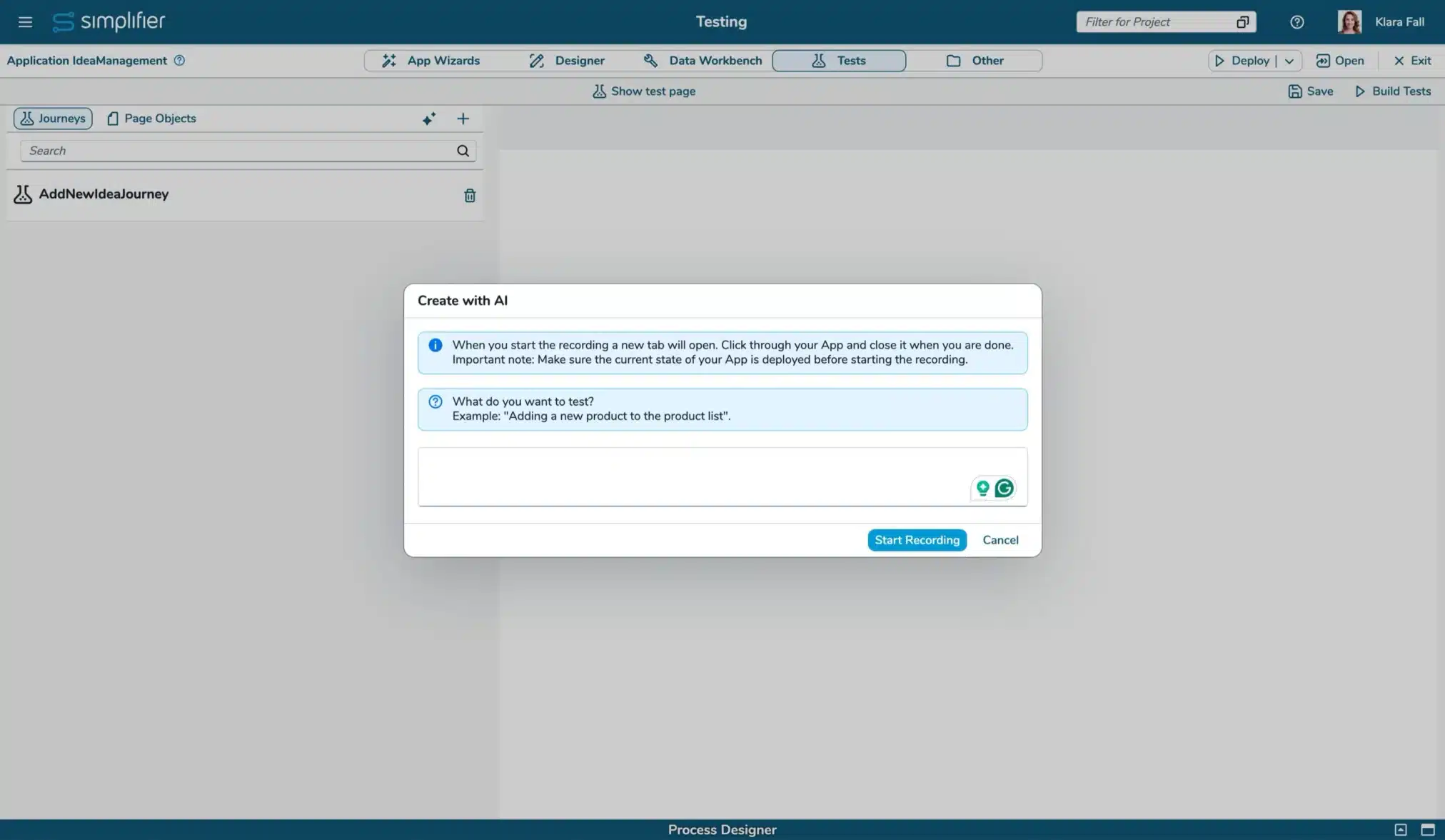 AI based test generator AI based test generator